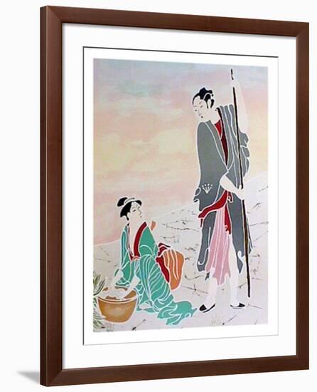 Japanese Couple-Gina Lombardi Bratter-Framed Collectable Print