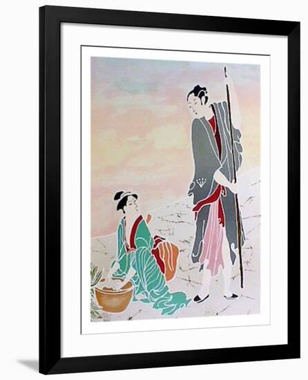 Japanese Couple-Gina Lombardi Bratter-Framed Collectable Print