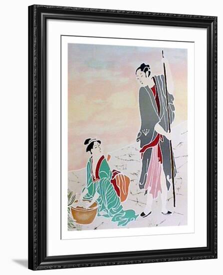 Japanese Couple-Gina Lombardi Bratter-Framed Collectable Print