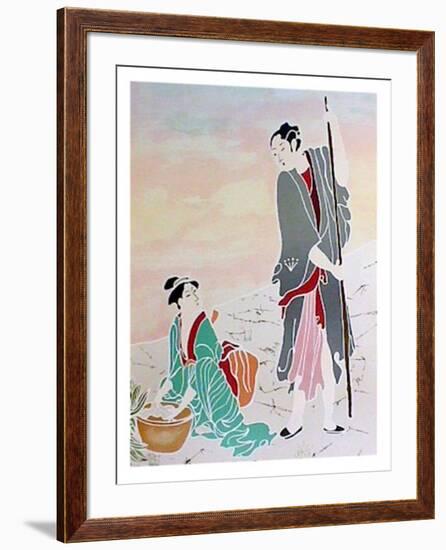 Japanese Couple-Gina Lombardi Bratter-Framed Collectable Print