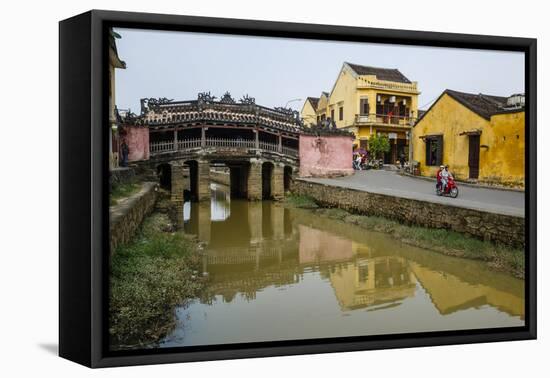 Japanese Covered Bridge, Hoi An, UNESCO World Heritage Site, Vietnam, Indochina-Yadid Levy-Framed Premier Image Canvas