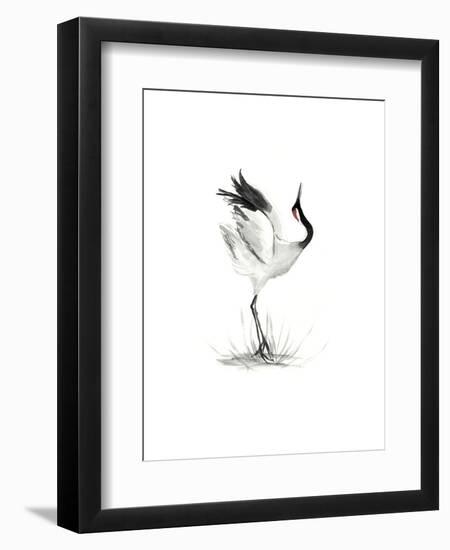 Japanese Cranes I-Naomi McCavitt-Framed Art Print