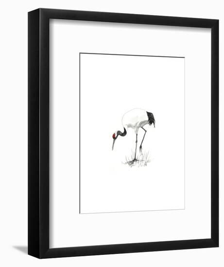 Japanese Cranes II-Naomi McCavitt-Framed Art Print