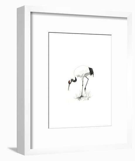 Japanese Cranes II-Naomi McCavitt-Framed Art Print