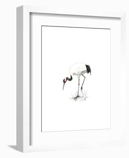 Japanese Cranes II-Naomi McCavitt-Framed Art Print