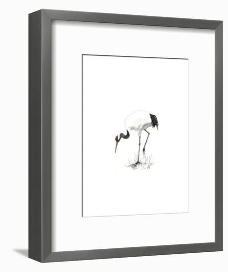 Japanese Cranes II-Naomi McCavitt-Framed Art Print