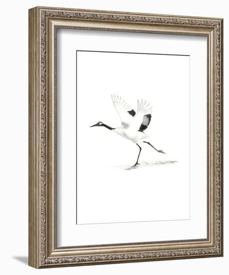 Japanese Cranes III-Naomi McCavitt-Framed Art Print