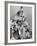 Japanese Delegation Face Allied Officers During the Official Unconditional Surrender of Japan-John Florea-Framed Premium Photographic Print