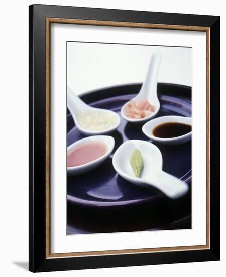 Japanese Dips on Spoons-Alexander Van Berge-Framed Photographic Print