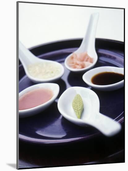 Japanese Dips on Spoons-Alexander Van Berge-Mounted Photographic Print