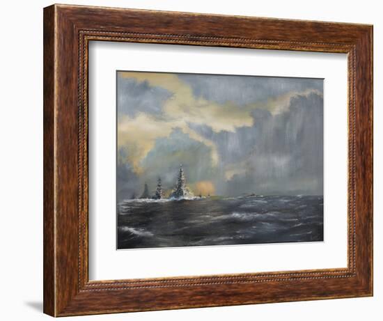 Japanese Fleet in Pacific-Vincent Alexander Booth-Framed Photographic Print