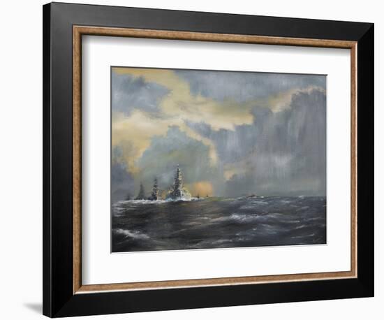 Japanese Fleet in Pacific-Vincent Alexander Booth-Framed Photographic Print