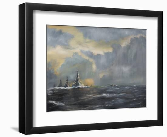 Japanese Fleet in Pacific-Vincent Alexander Booth-Framed Photographic Print