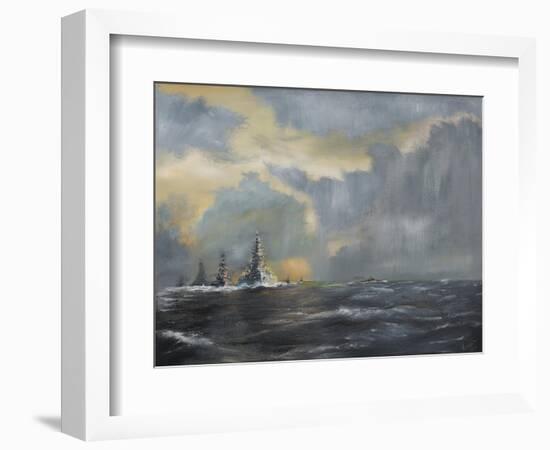 Japanese Fleet in Pacific-Vincent Alexander Booth-Framed Photographic Print