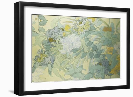 Japanese Flowers; Les Fleurs Japonaise-Georges de Feure-Framed Giclee Print