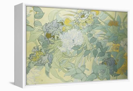 Japanese Flowers; Les Fleurs Japonaise-Georges de Feure-Framed Premier Image Canvas