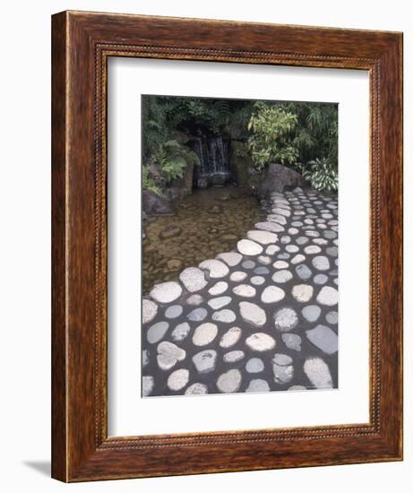 Japanese Garden at Butchart Gardens, Vancouver Island, British Columbia, Canada-Connie Ricca-Framed Photographic Print