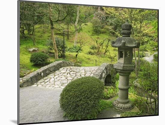 Japanese Garden at the Washington Park Arboretum, Seattle, Washington, USA-Dennis Flaherty-Mounted Photographic Print