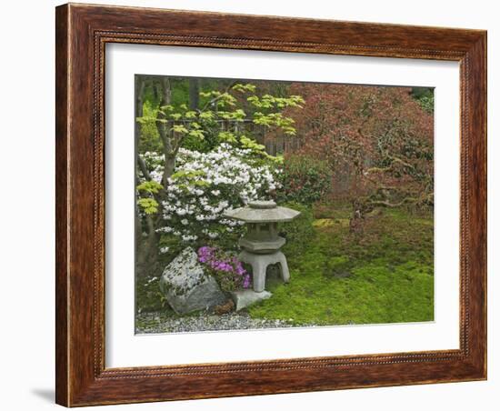 Japanese Garden at the Washington Park Arboretum, Seattle, Washington, USA-Dennis Flaherty-Framed Photographic Print