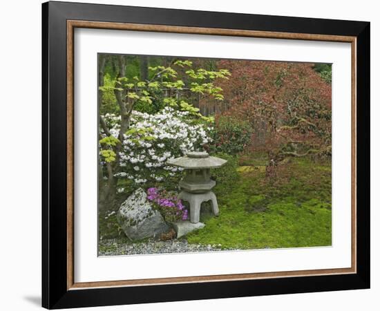 Japanese Garden at the Washington Park Arboretum, Seattle, Washington, USA-Dennis Flaherty-Framed Photographic Print