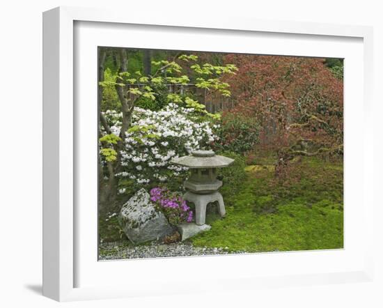 Japanese Garden at the Washington Park Arboretum, Seattle, Washington, USA-Dennis Flaherty-Framed Photographic Print