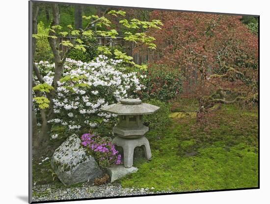 Japanese Garden at the Washington Park Arboretum, Seattle, Washington, USA-Dennis Flaherty-Mounted Photographic Print