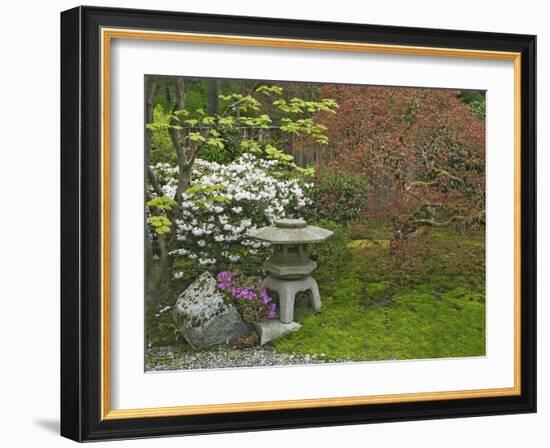 Japanese Garden at the Washington Park Arboretum, Seattle, Washington, USA-Dennis Flaherty-Framed Photographic Print