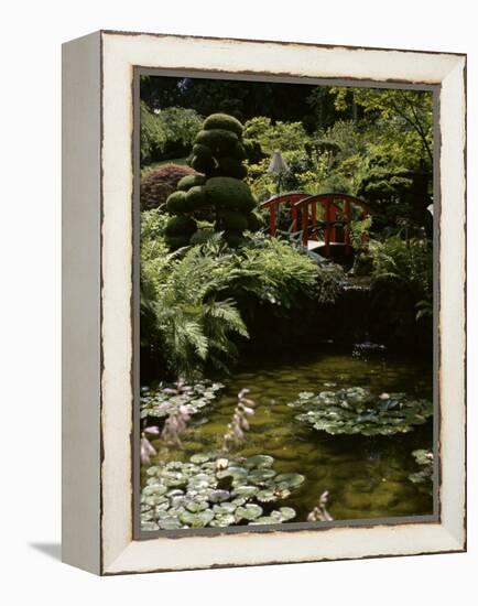 Japanese Garden, Canada-null-Framed Premier Image Canvas