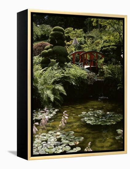 Japanese Garden, Canada-null-Framed Premier Image Canvas