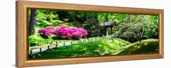 Japanese Garden I-Alan Hausenflock-Framed Stretched Canvas