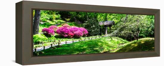 Japanese Garden I-Alan Hausenflock-Framed Stretched Canvas