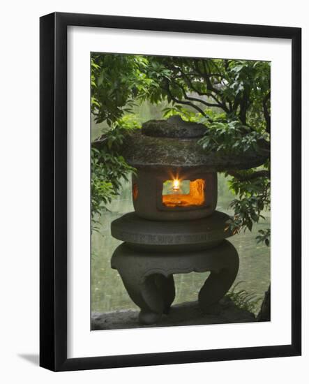 Japanese Garden, Portland, Oregon, USA-William Sutton-Framed Photographic Print