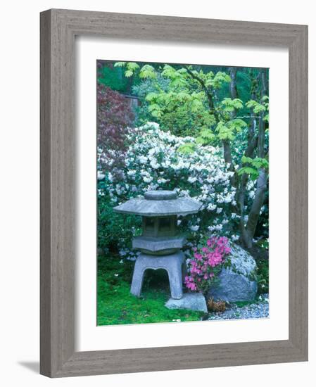 Japanese Garden, Seattle Arboretum, Seattle, Washington, USA-Rob Tilley-Framed Photographic Print