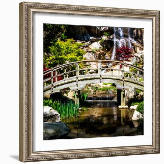 Japanese Garden V-Alan Hausenflock-Framed Photo