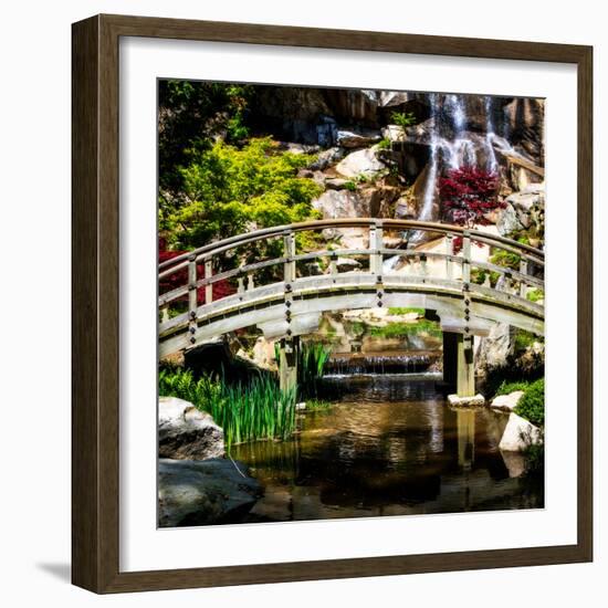 Japanese Garden V-Alan Hausenflock-Framed Photo