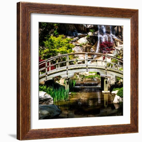 Japanese Garden V-Alan Hausenflock-Framed Photo