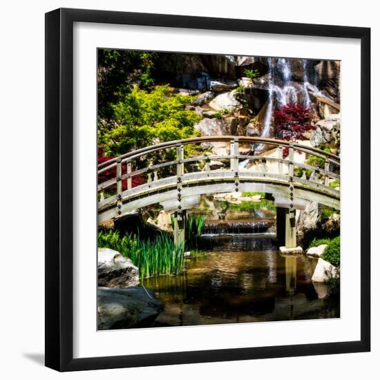 Japanese Garden V-Alan Hausenflock-Framed Photo