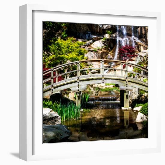 Japanese Garden V-Alan Hausenflock-Framed Photo