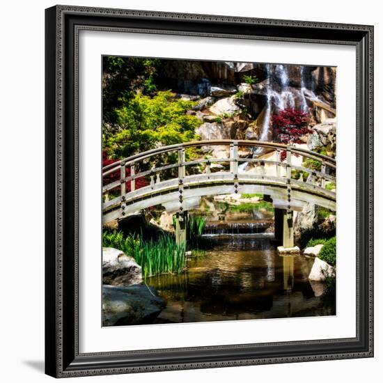 Japanese Garden V-Alan Hausenflock-Framed Photo
