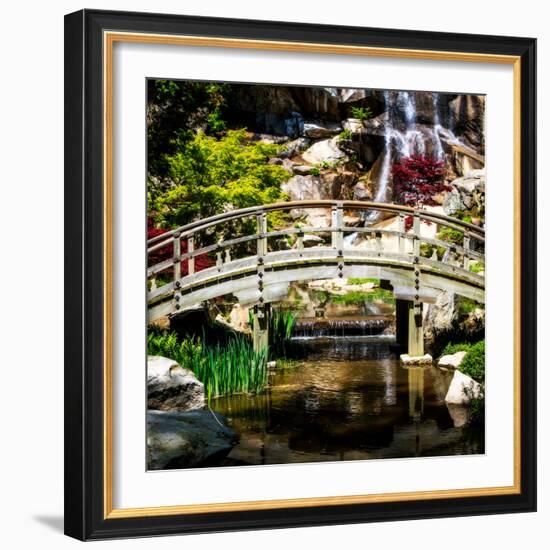 Japanese Garden V-Alan Hausenflock-Framed Photo