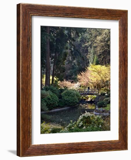 Japanese Gardens in Washington Park, Portland, Oregon, USA-Janis Miglavs-Framed Photographic Print