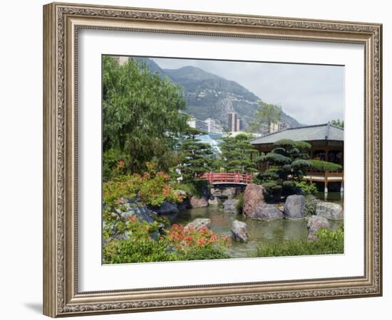 Japanese Gardens, Monte Carlo, Monaco-Ethel Davies-Framed Photographic Print