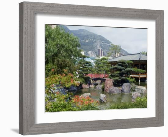 Japanese Gardens, Monte Carlo, Monaco-Ethel Davies-Framed Photographic Print