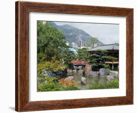 Japanese Gardens, Monte Carlo, Monaco-Ethel Davies-Framed Photographic Print