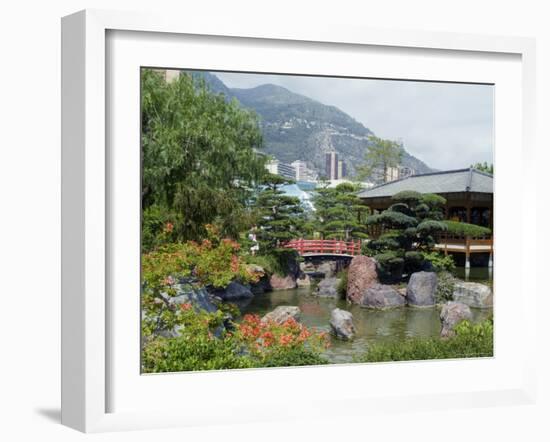 Japanese Gardens, Monte Carlo, Monaco-Ethel Davies-Framed Photographic Print