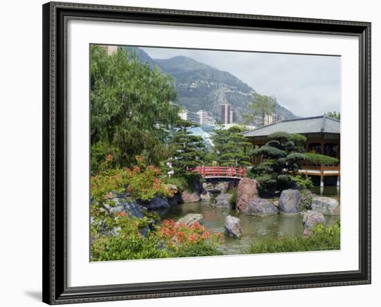 Japanese Gardens, Monte Carlo, Monaco-Ethel Davies-Framed Photographic Print