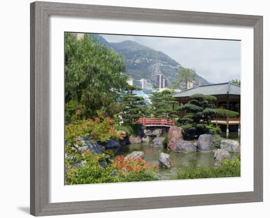 Japanese Gardens, Monte Carlo, Monaco-Ethel Davies-Framed Photographic Print