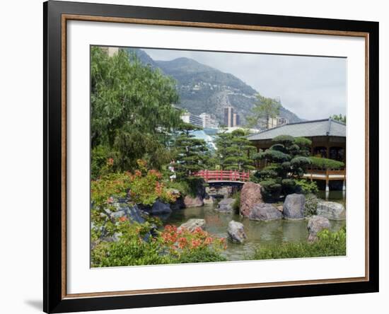 Japanese Gardens, Monte Carlo, Monaco-Ethel Davies-Framed Photographic Print