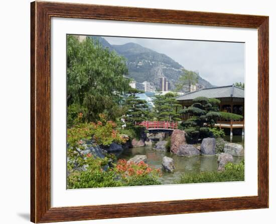 Japanese Gardens, Monte Carlo, Monaco-Ethel Davies-Framed Photographic Print