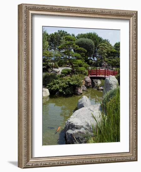 Japanese Gardens, Monte Carlo, Monaco-Ethel Davies-Framed Photographic Print